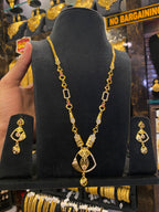 Statement Sleek Long Set - Gold Plated
