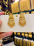 Gold Plated Full Gold Earring - Medium Size