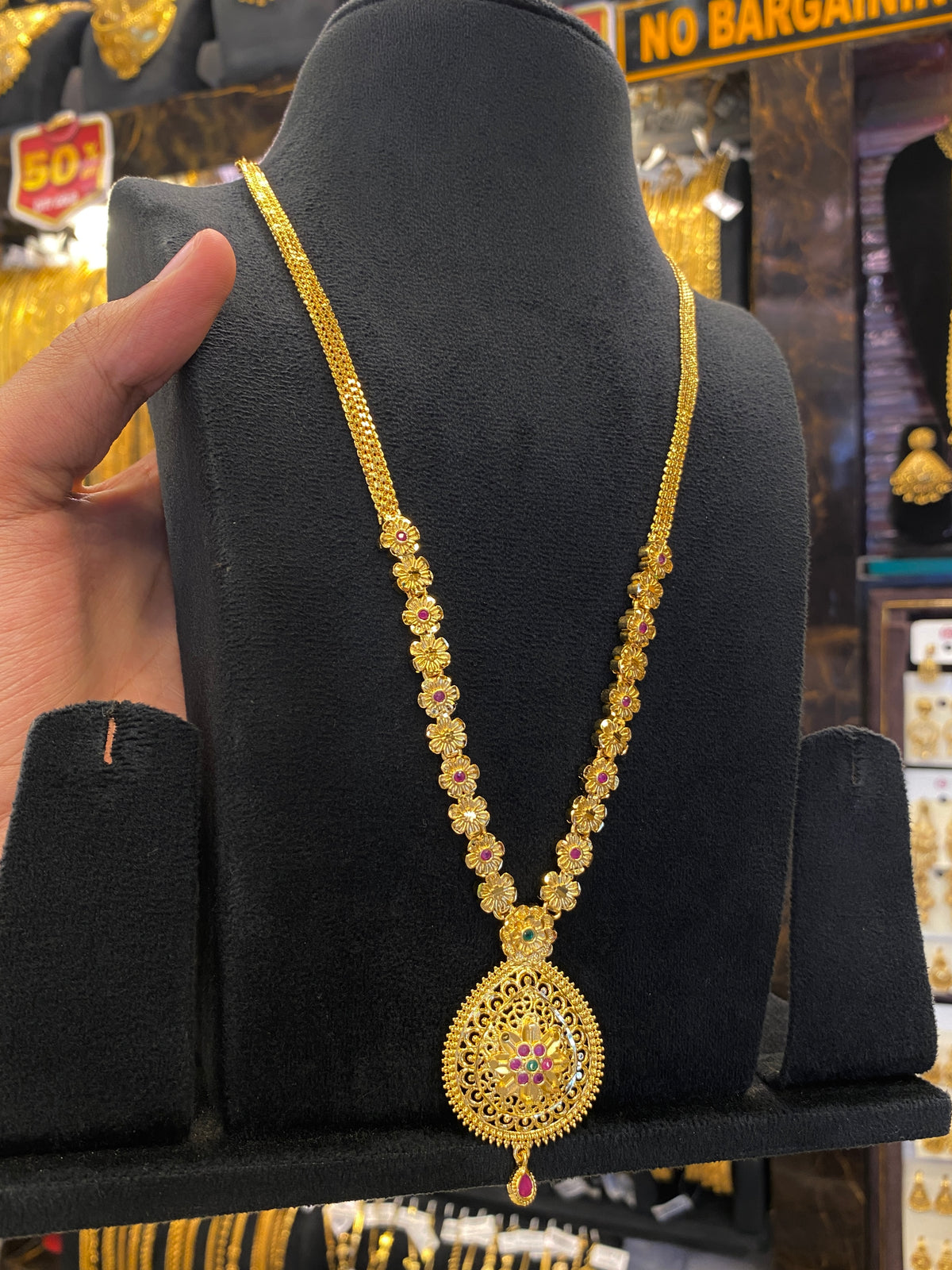 Statement Sleek Long Set - Gold Plated