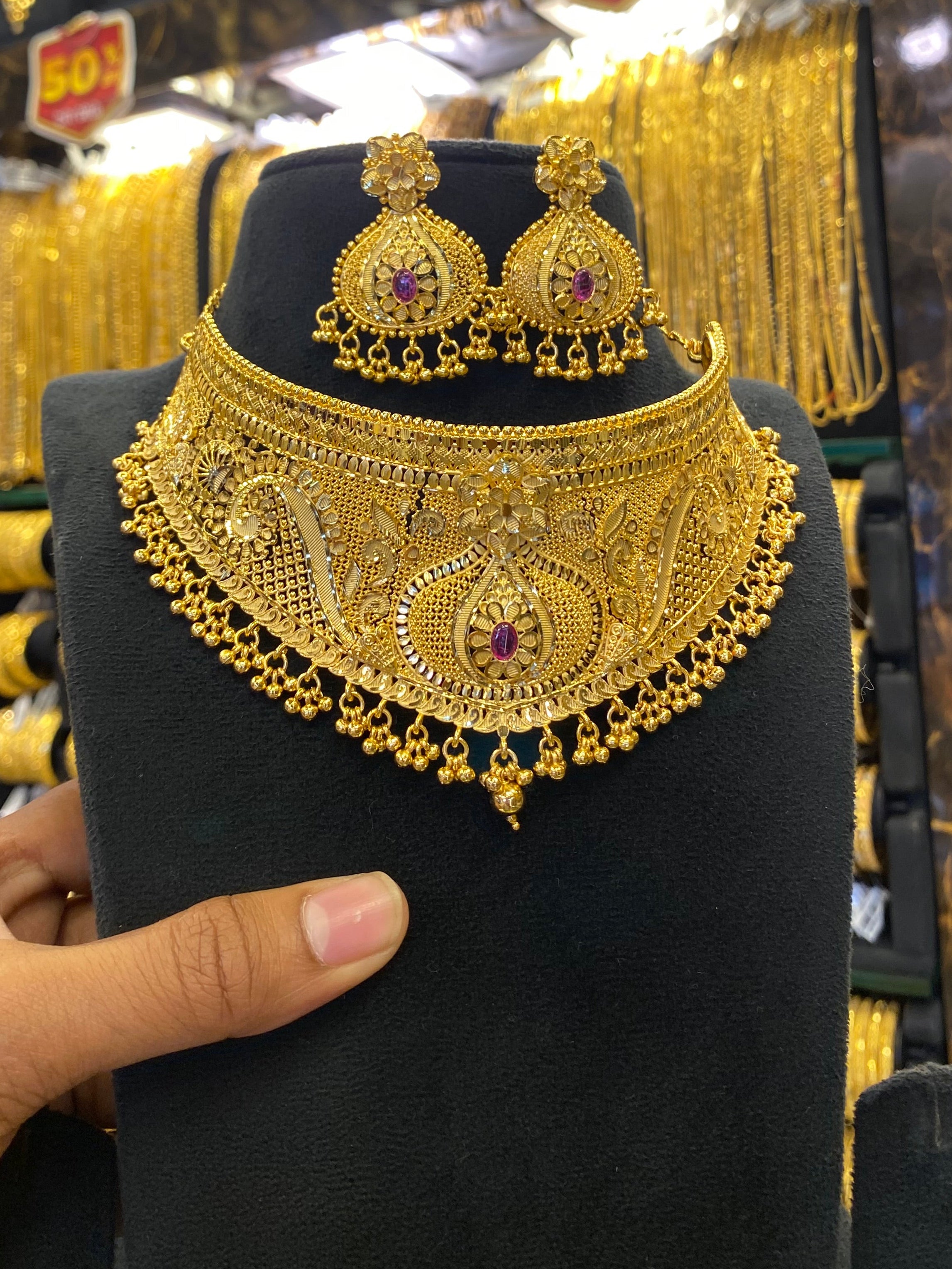 Gold Plated Calcutta Style Choker