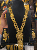 Turkish Style Long Set Full Gold - Gold Plated