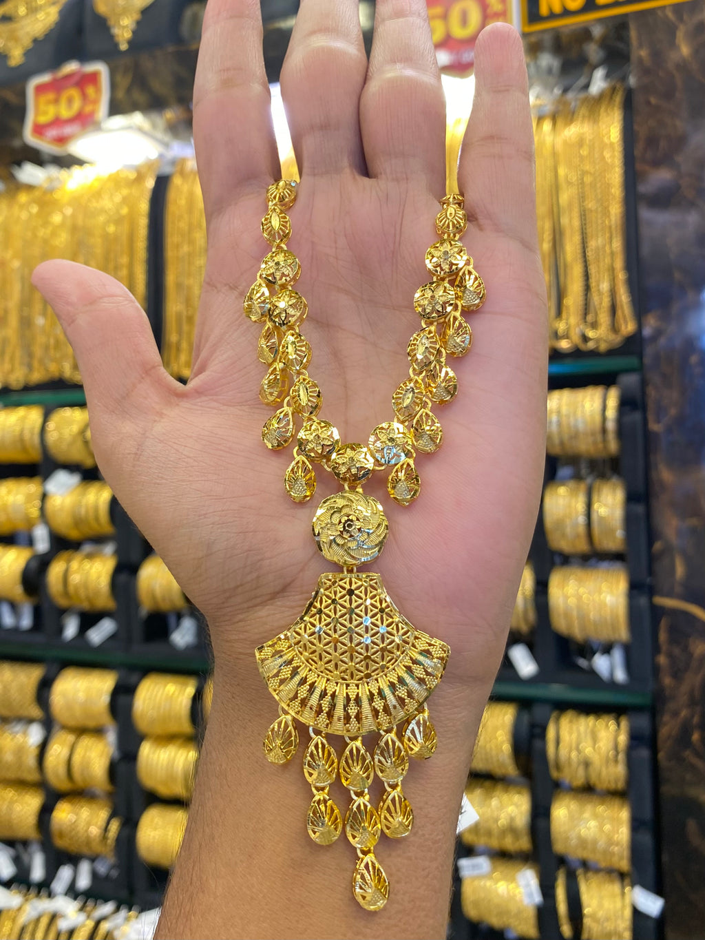 Turkish Style Middle/Short Set - Gold Plated