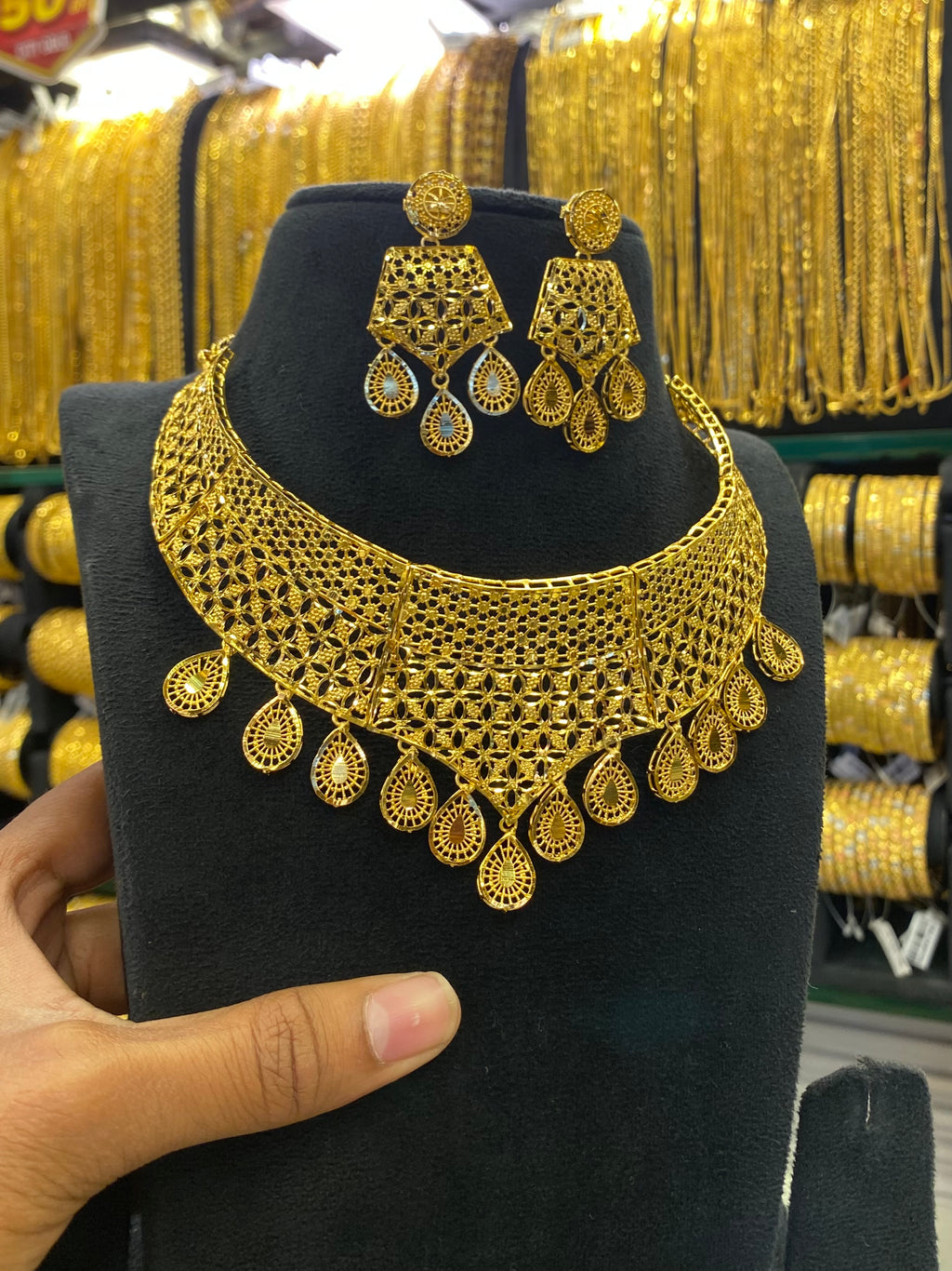Gold Plated Turkish Choker Full Gold
