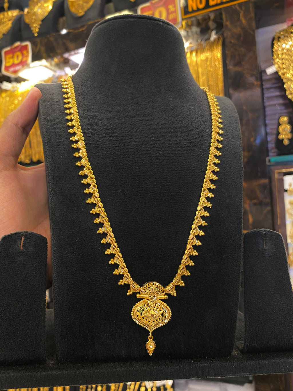 Indian Style Middle Set - Gold Plated