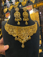 Turkish style Chocker set - Gold plated