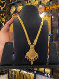 Indian Style Long Set Full Gold - Gold Plated