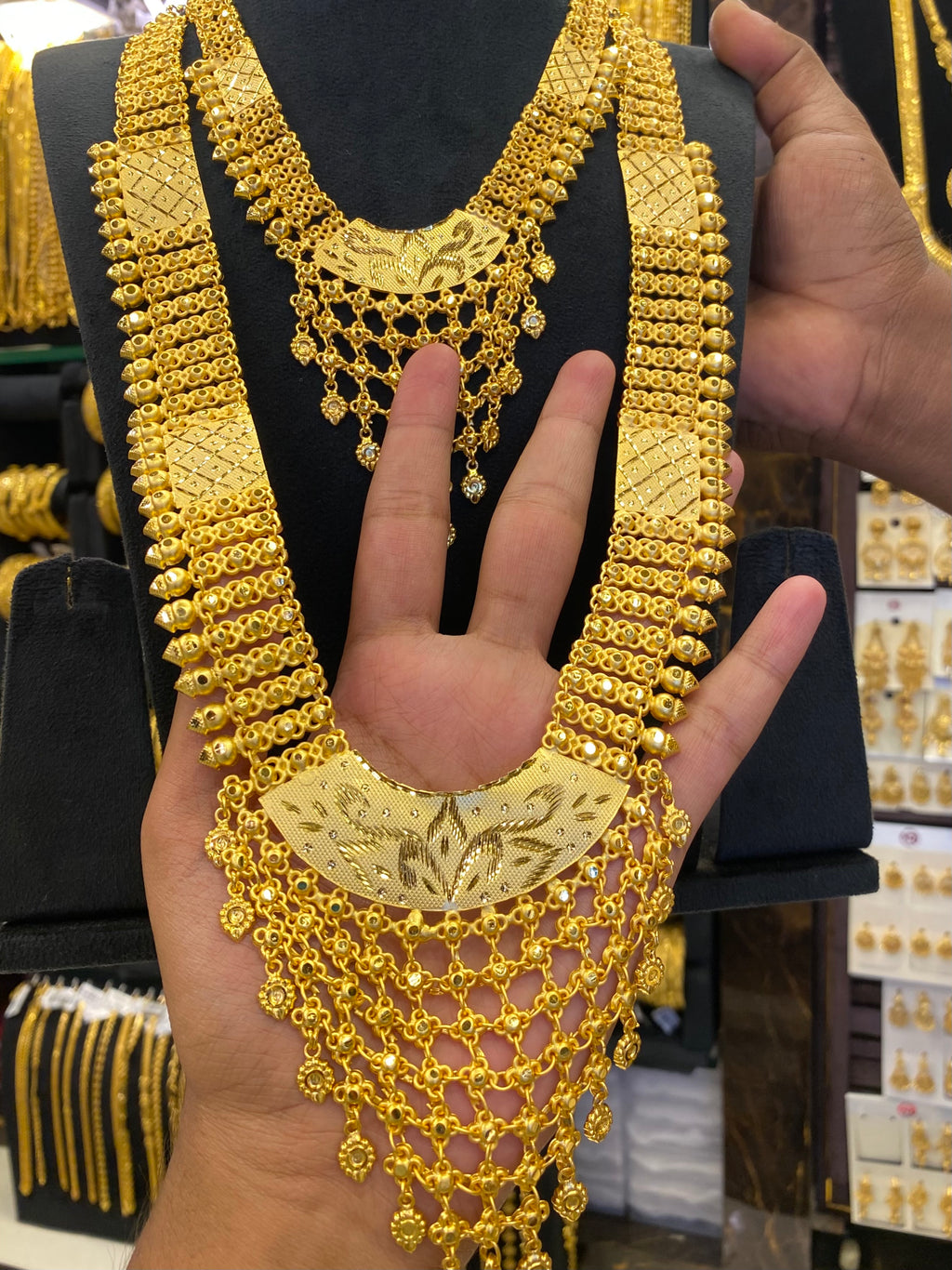 Kerala Style Heavy Combo Set - Gold Plated