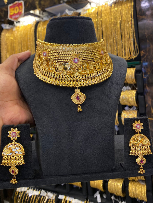 Gold Plated Calcutta Style Choker
