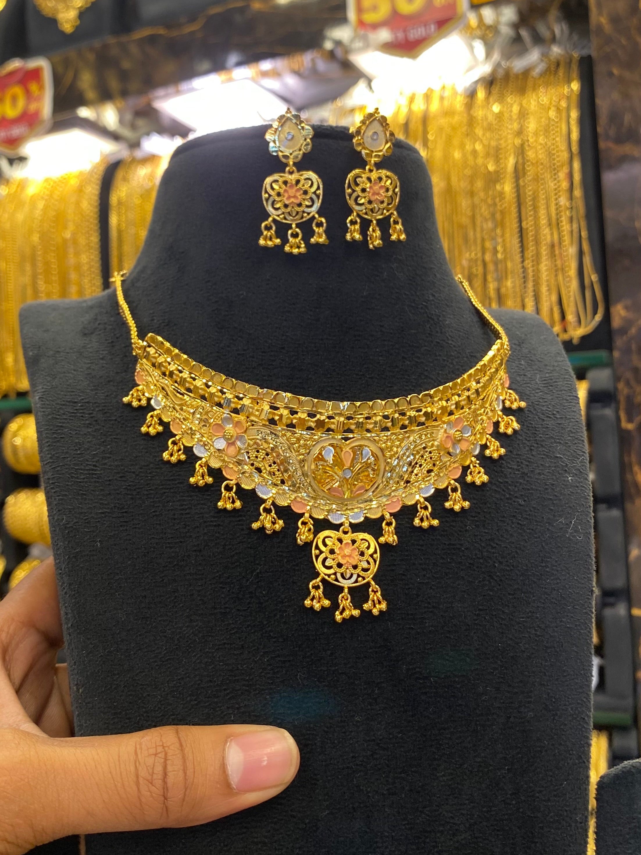 Gold Plated Calcutta Style Choker