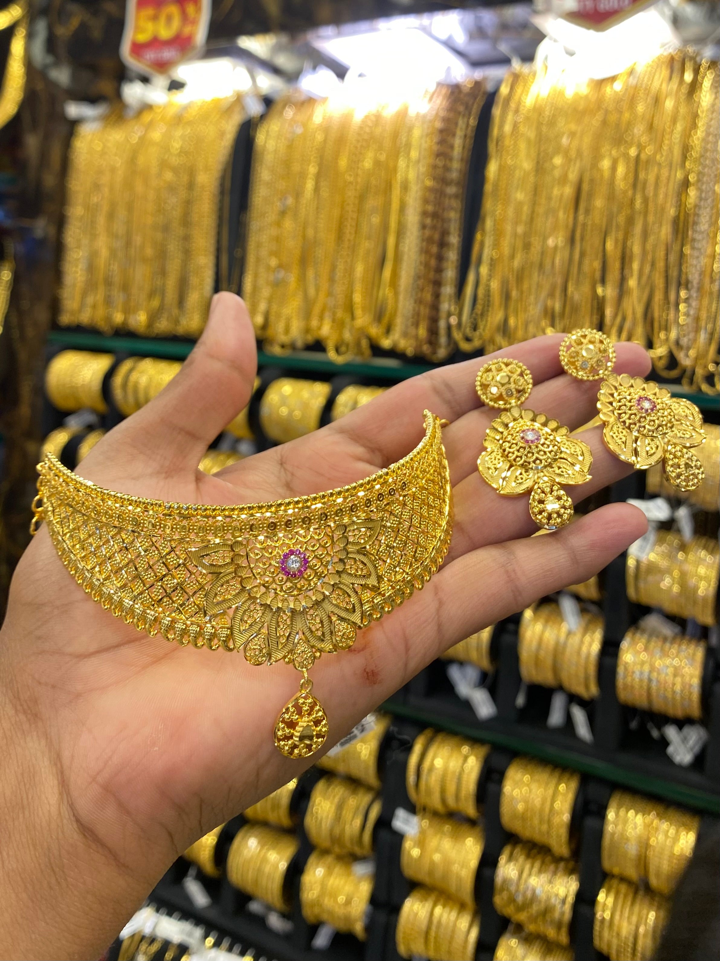 Gold Plated Calcutta Style Choker