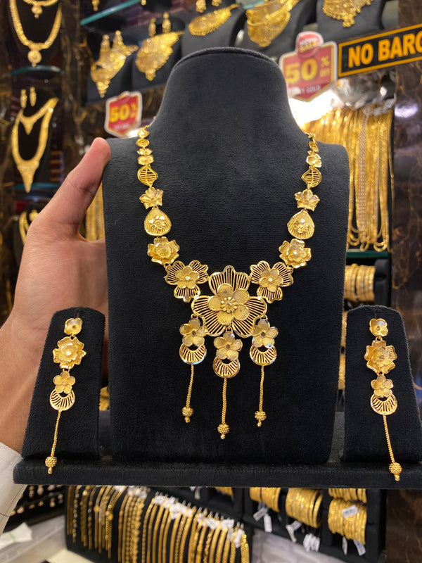 Gold Plated Turkish Style Middle Set