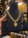 Turkish Style Neck Flowral Design - Gold Plated