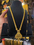 Indian Style Long Set Full Gold - Gold Plated