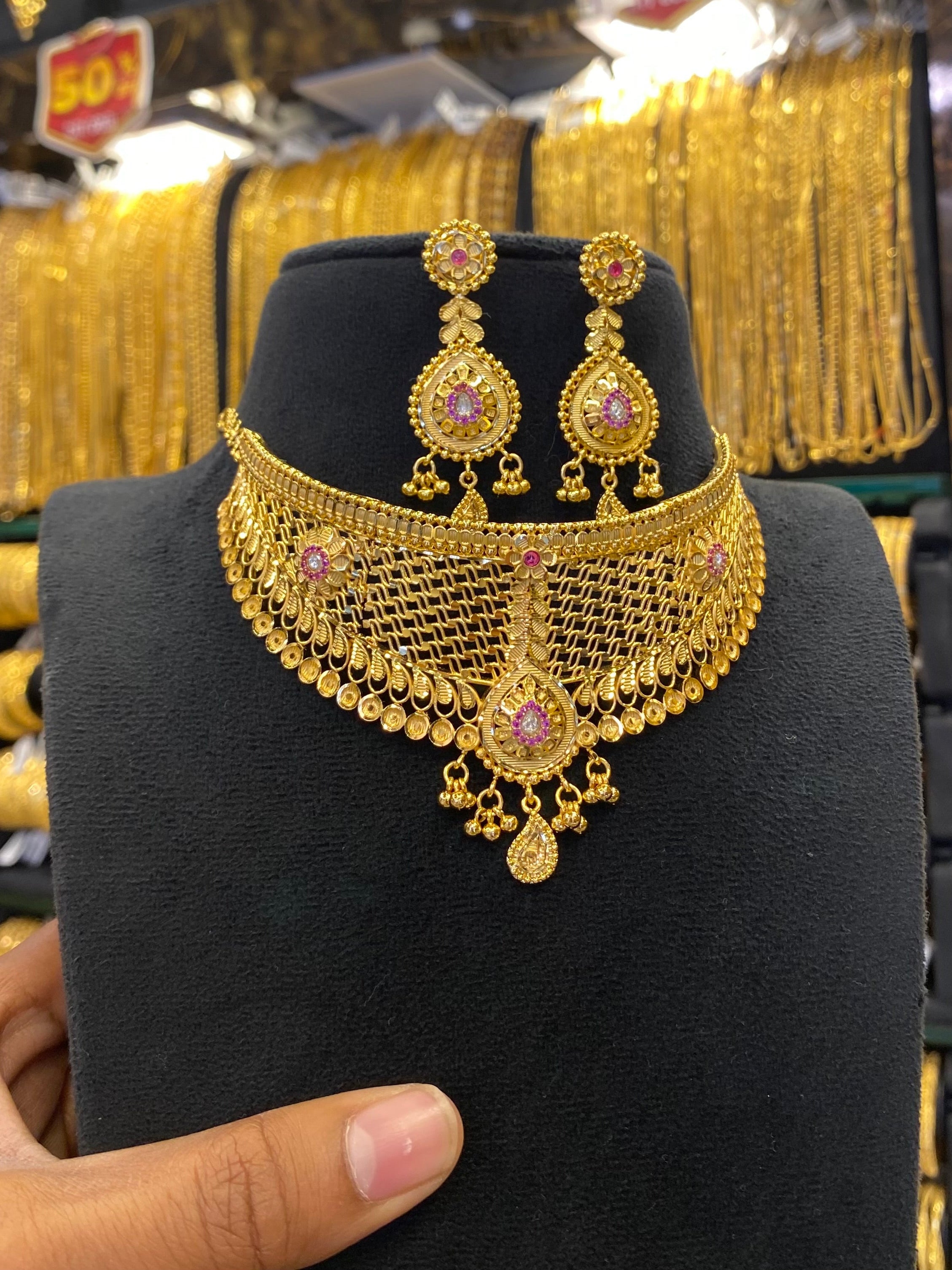 Gold Plated Calcutta Style Choker