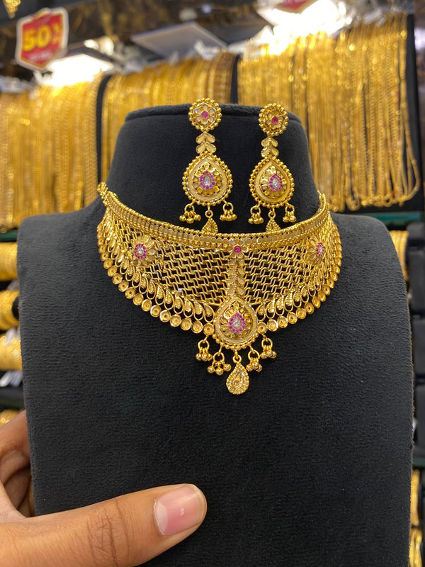 Gold Plated Calcutta Style Choker