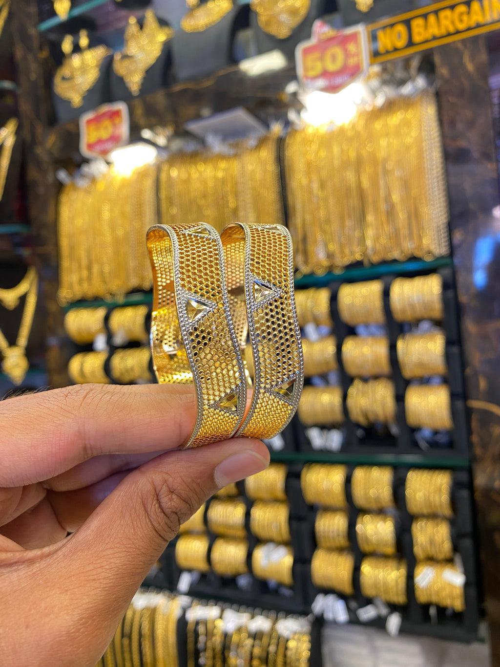 Arabic style bangle 2pcs