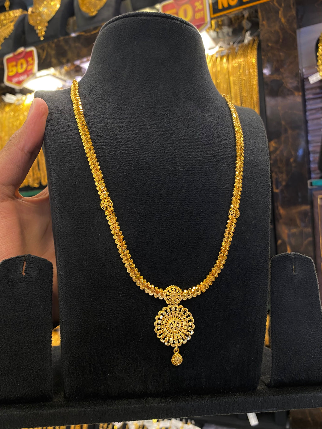 Indian Style Middle/Short Set - Gold Plated
