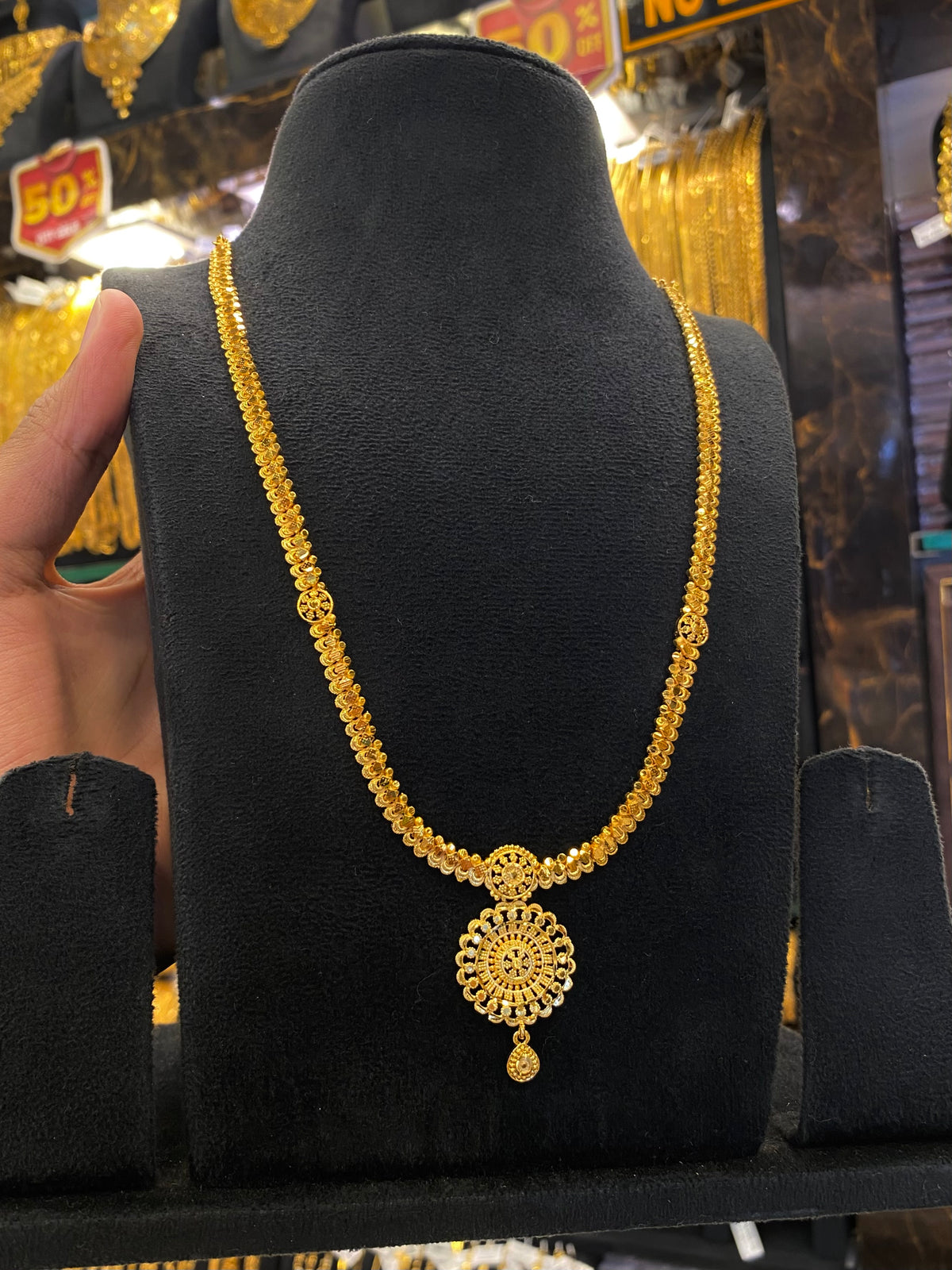 Indian Style Middle/Short Set - Gold Plated