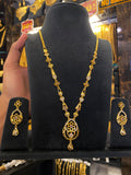 Statement Sleek Long Set Cz Stone - Gold Plated