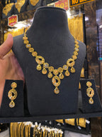 Turkish Style Neck Set Tri Mix - Gold Plated