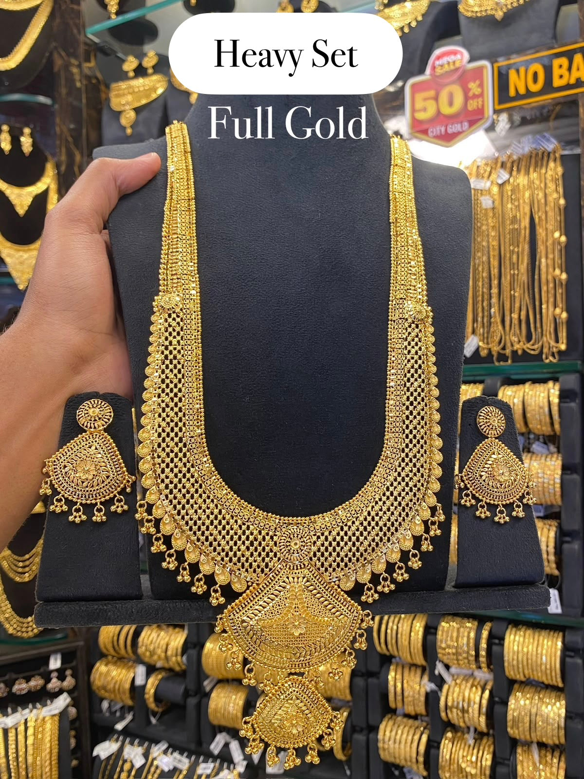 Calcutta Style Bridal Set Full Gold
