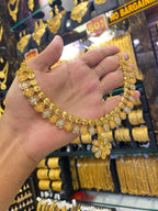 Turkish Style Neck Set Tri Mix - Gold Plated