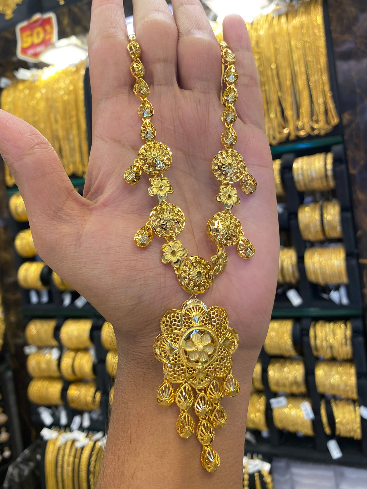 Turkish Style Middle/Short Set - Gold Plated