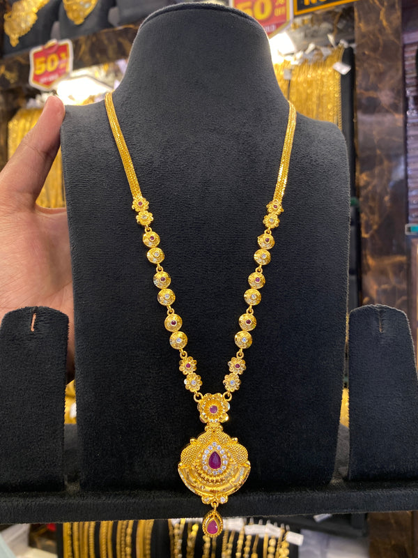 Statement Sleek Long Set - Gold Plated