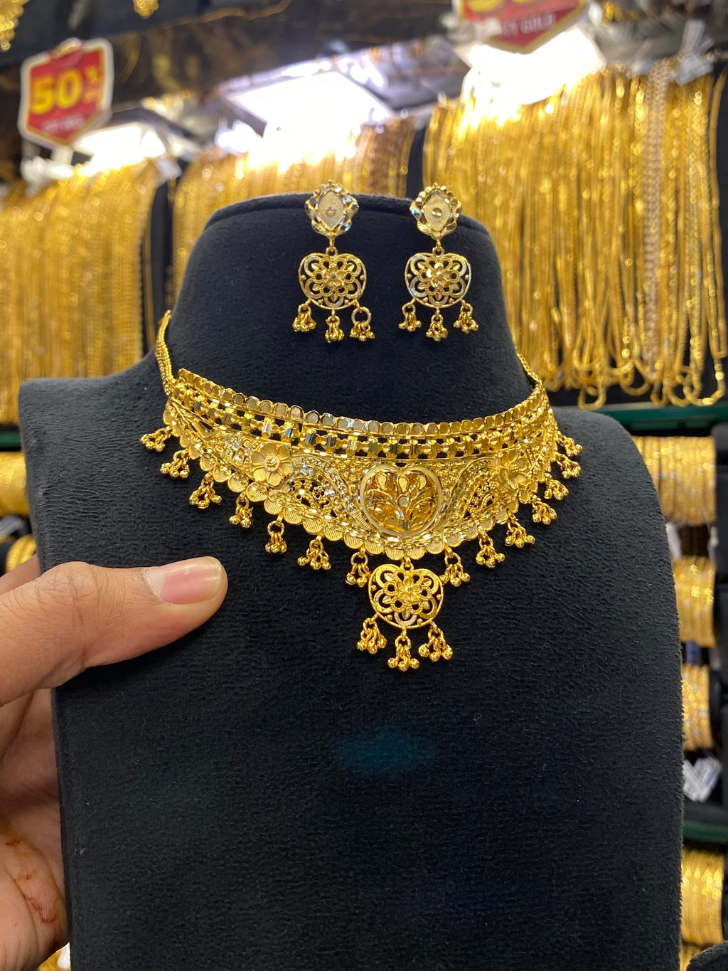 Gold Plated Calcutta Style Choker