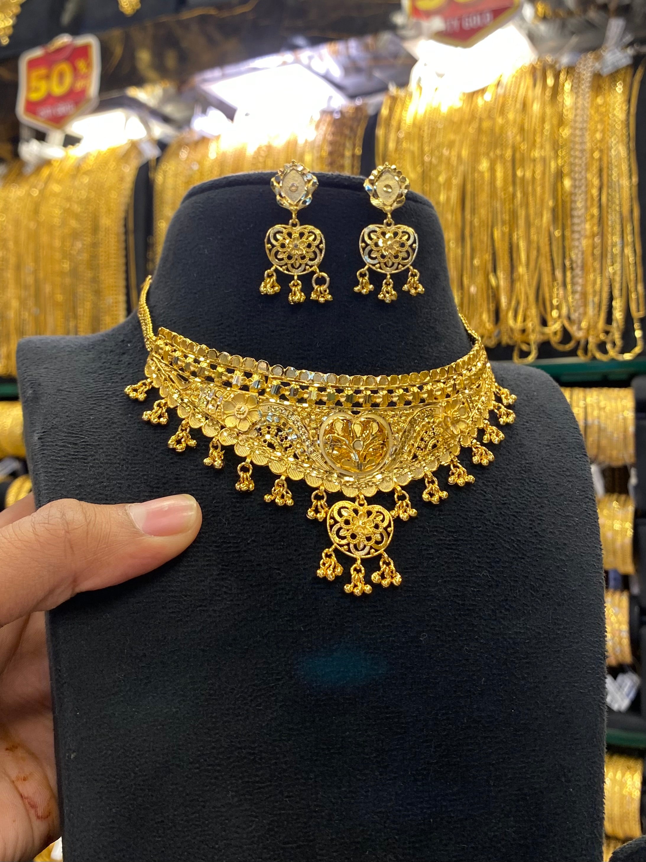 Gold Plated Calcutta Style Choker