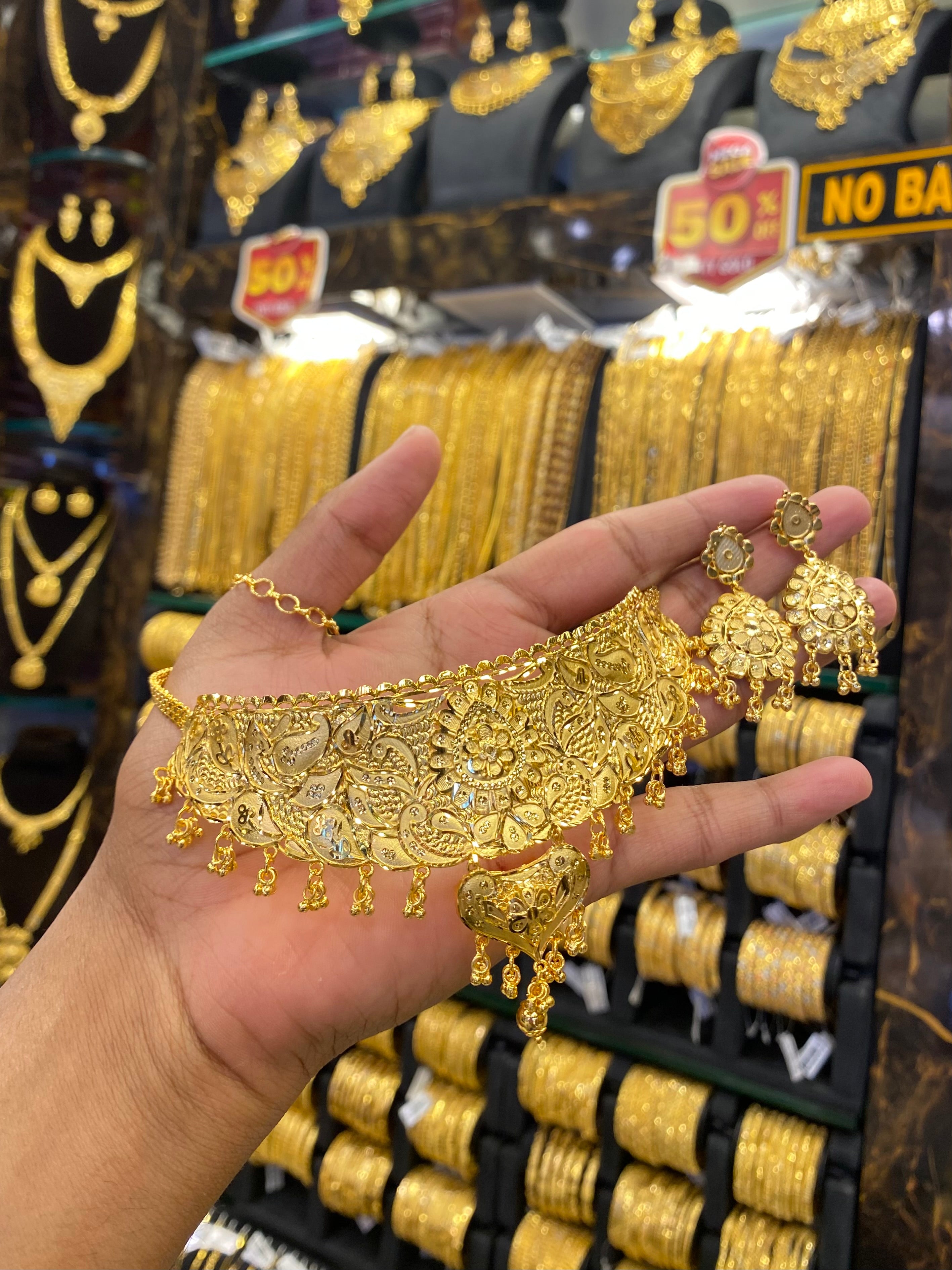 Gold Plated Calcutta Style Choker