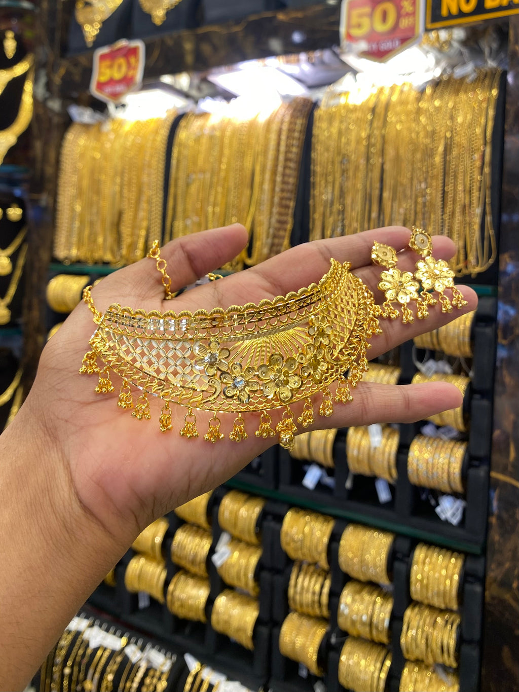 Gold Plated Calcutta Style Choker