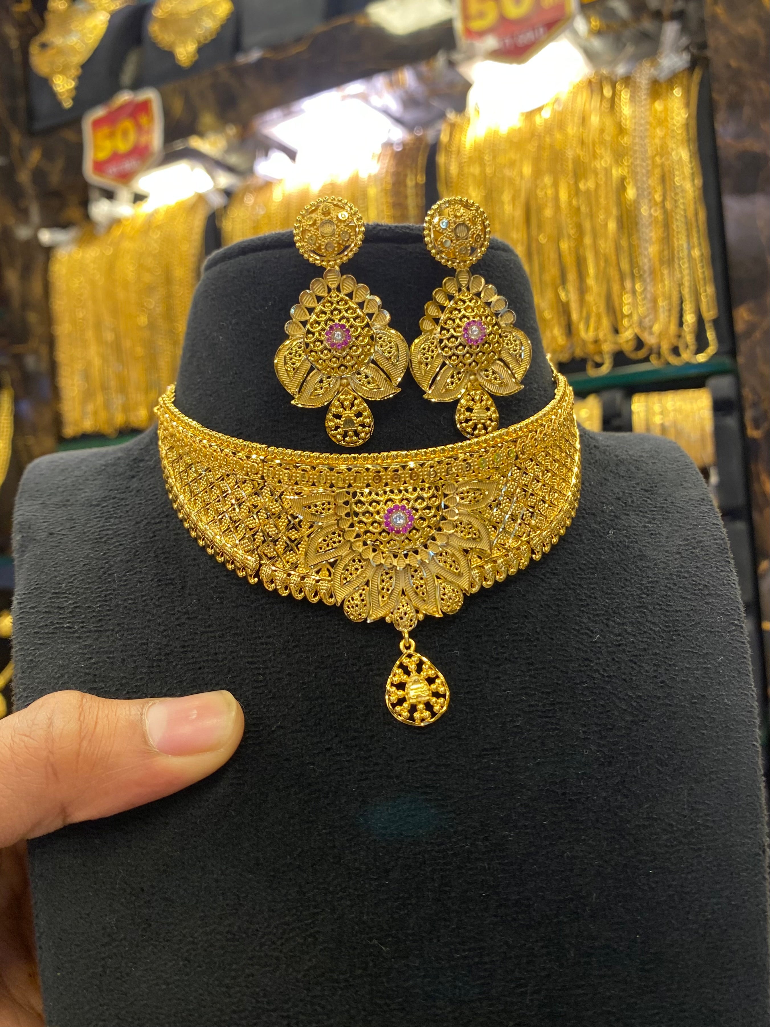Gold Plated Calcutta Style Choker