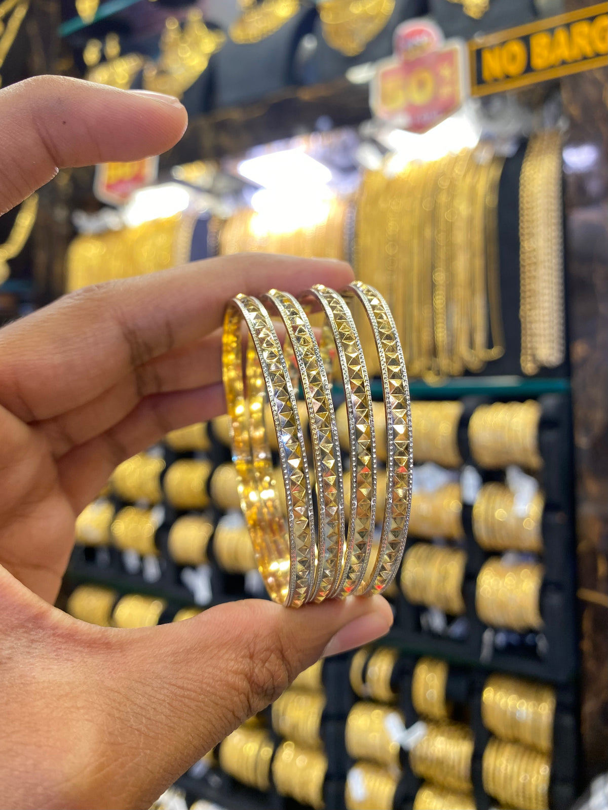 Arabic bangle 4pcs - sleek type