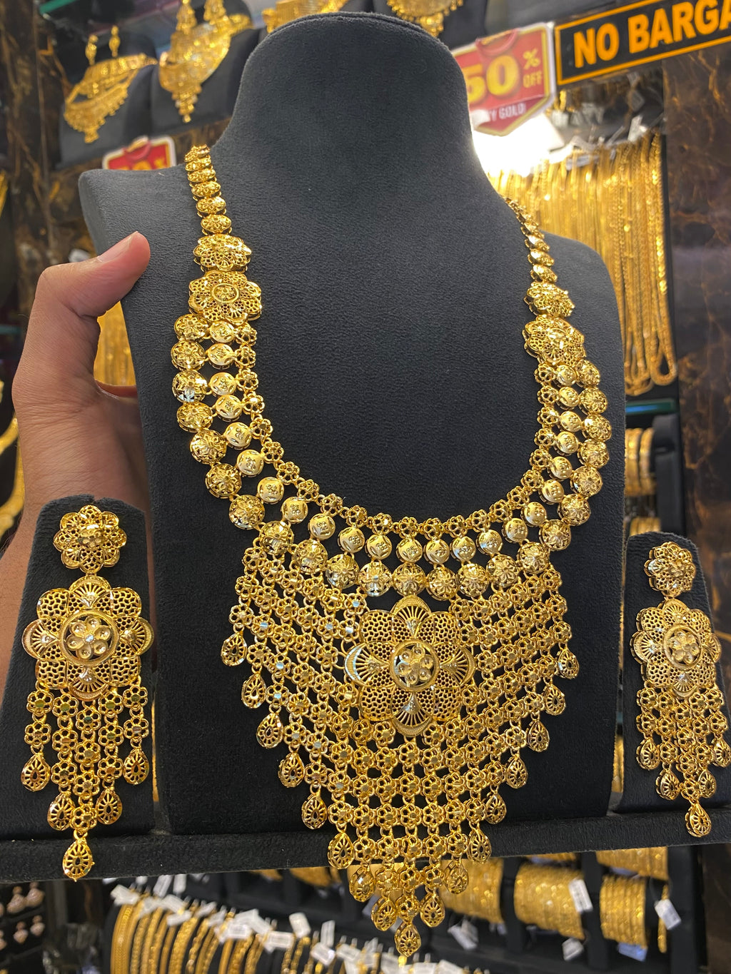 Turkish Style Bridal Set Heavy Full Gold Plated
