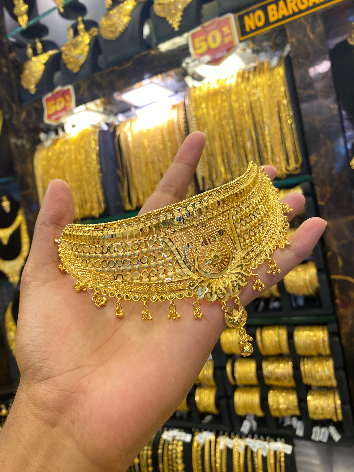 Calcutta Style Choker Set Full Gold Plated