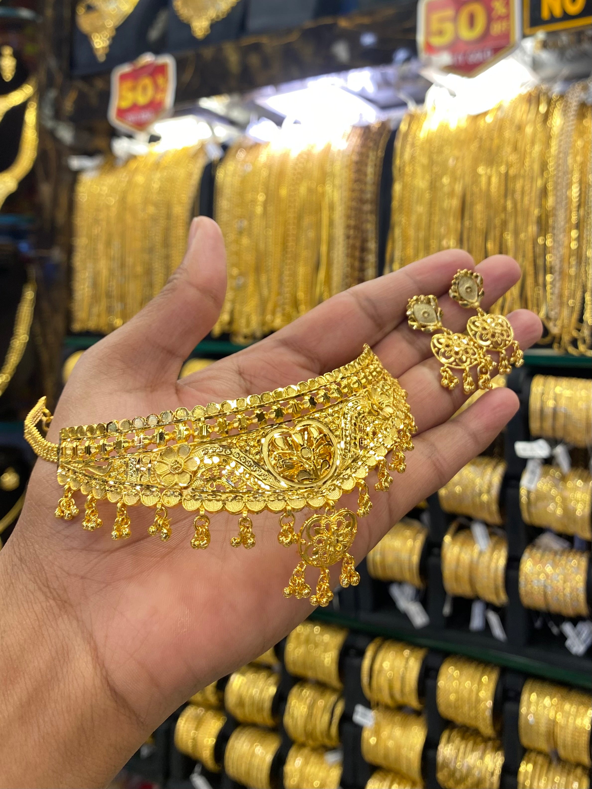 Gold Plated Calcutta Style Choker