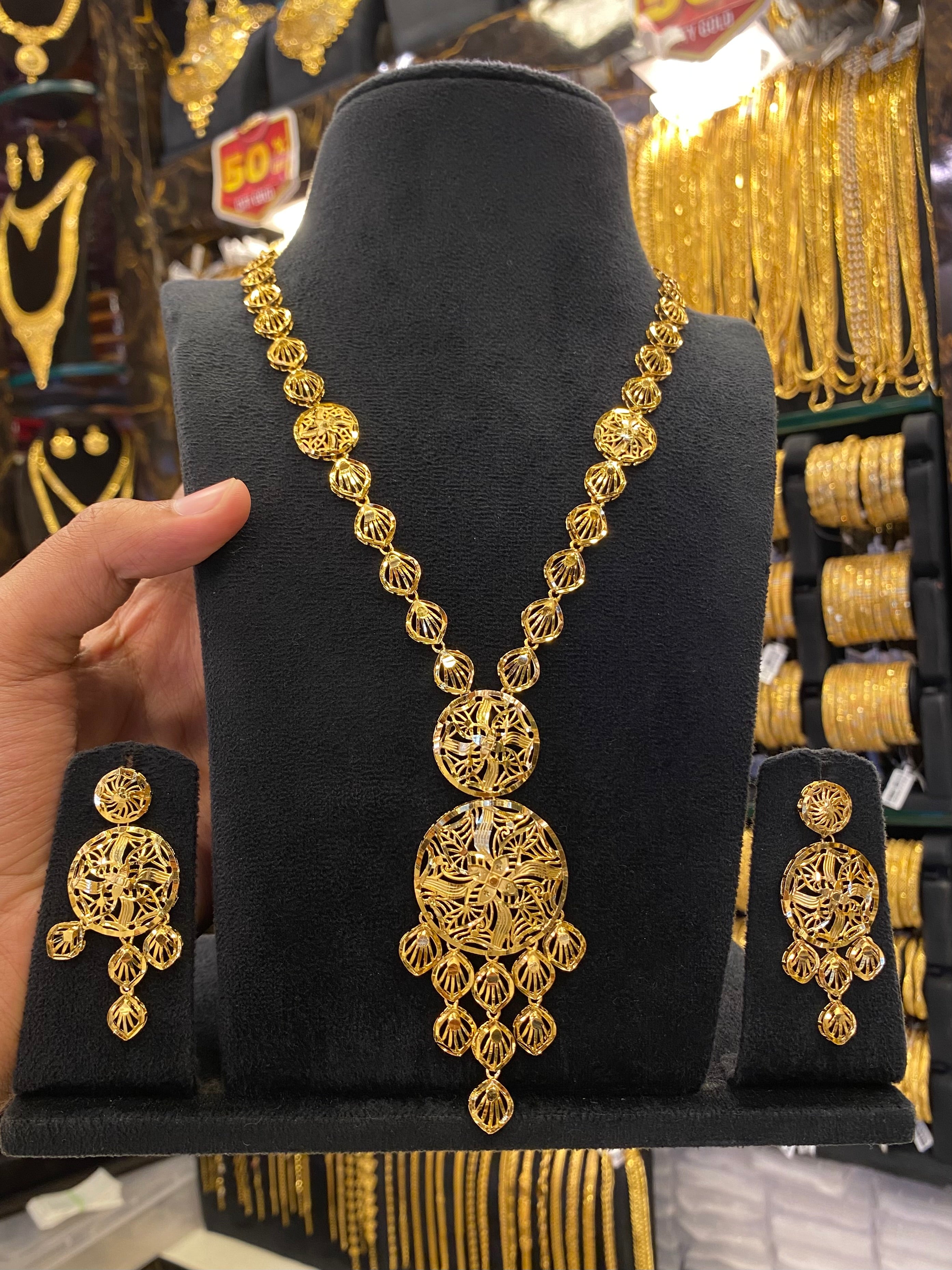 Turkish Style Middle Set Full Gold