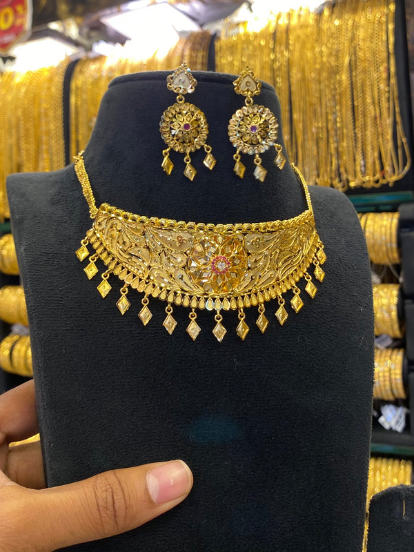Gold Plated Calcutta Style Choker
