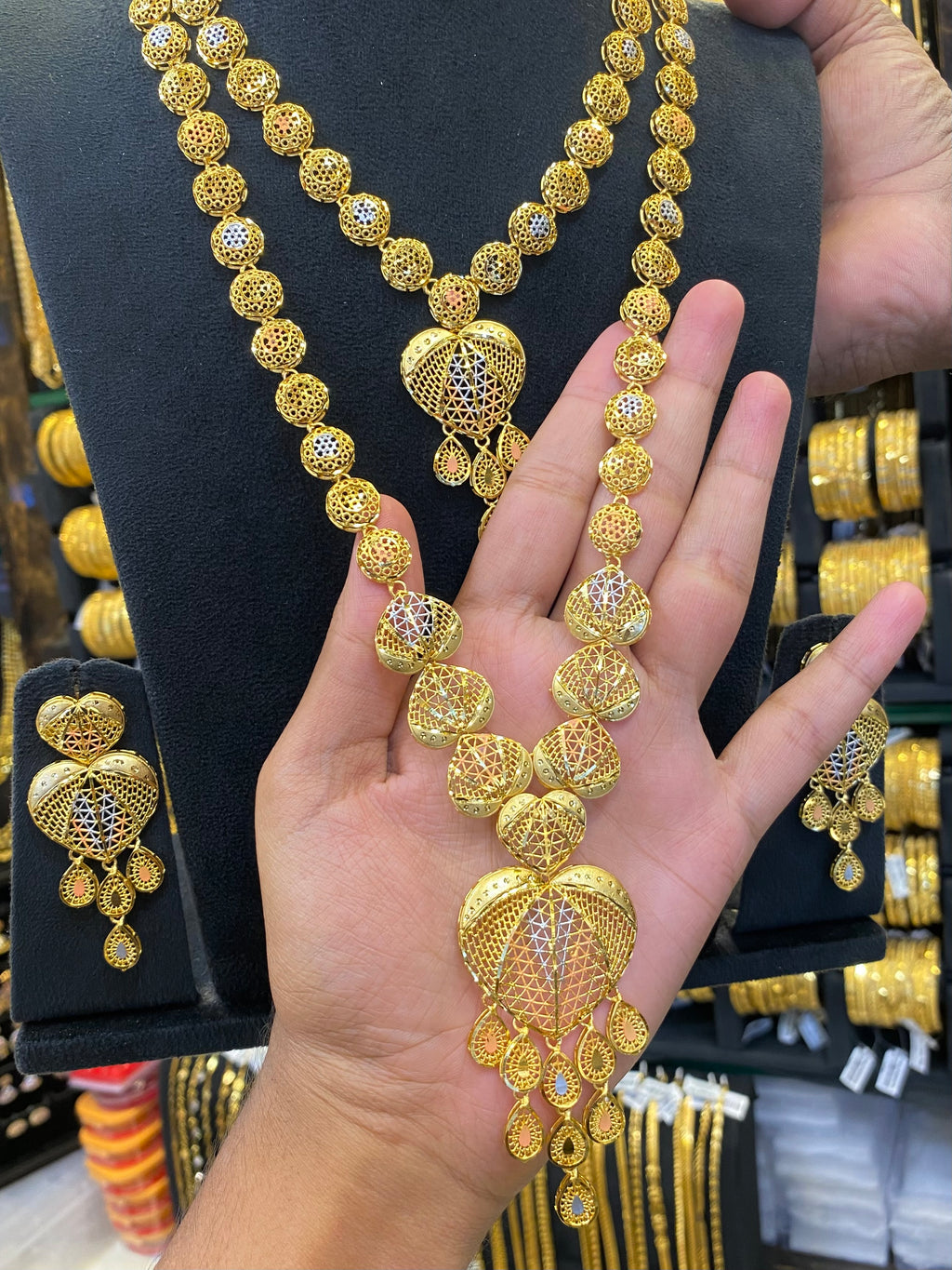 Turkish Style Combo Set Tri Mix - Gold Plated