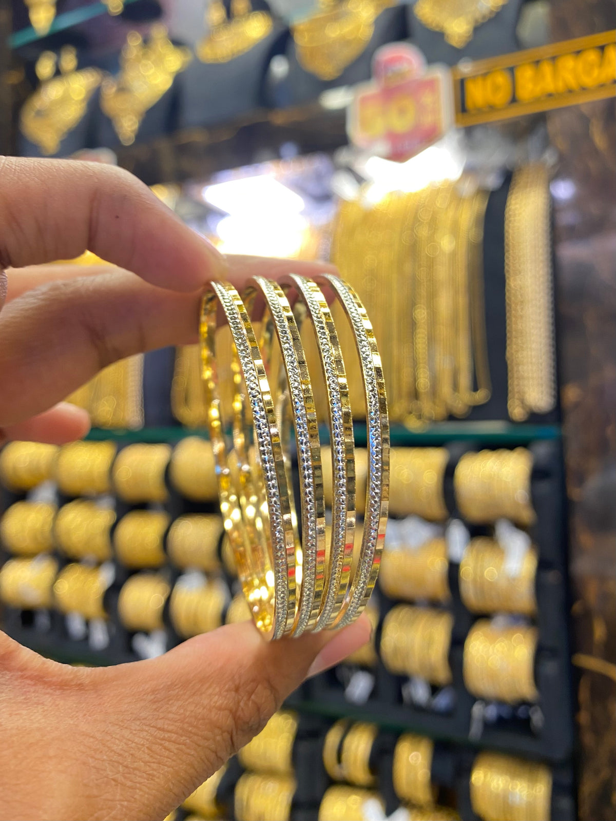 Arabic bangle 4pcs - sleek type