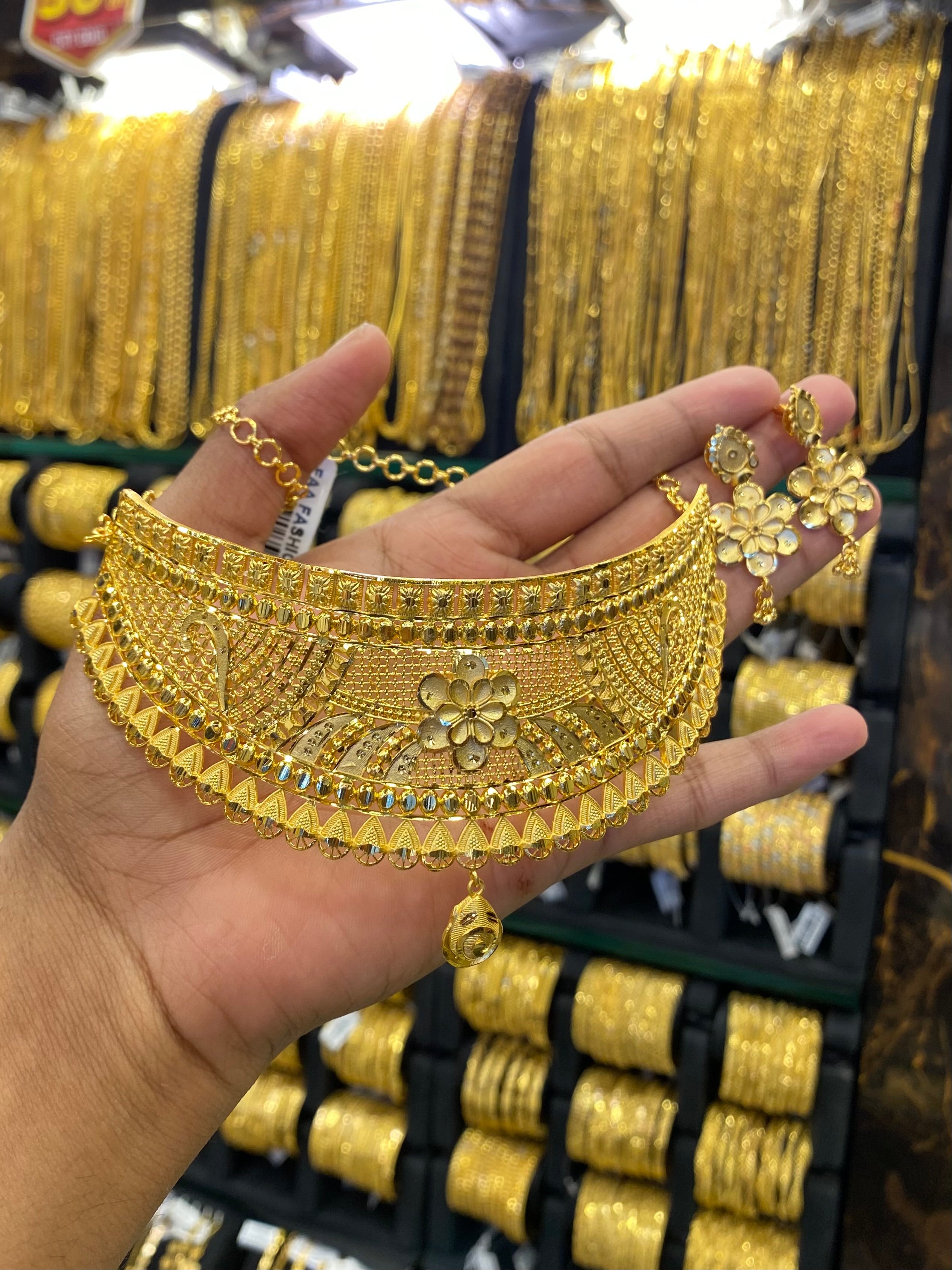 Gold Plated Calcutta Style Choker