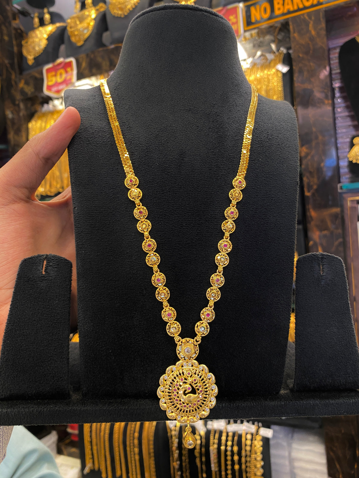 Statement Sleek Long Set - Gold Plated