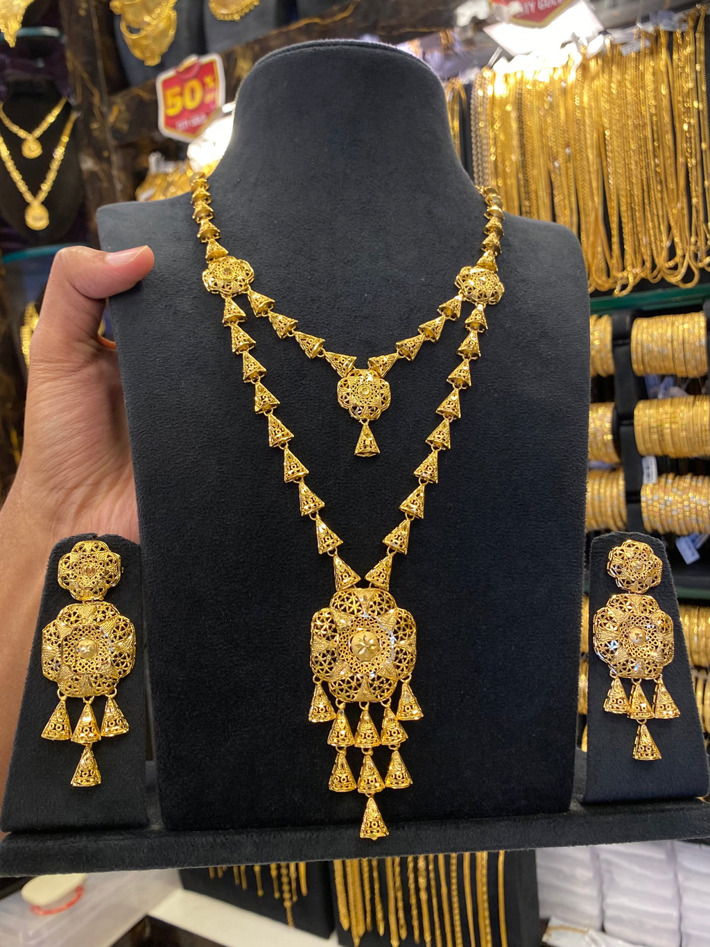 Turkish Style Long Full Gold