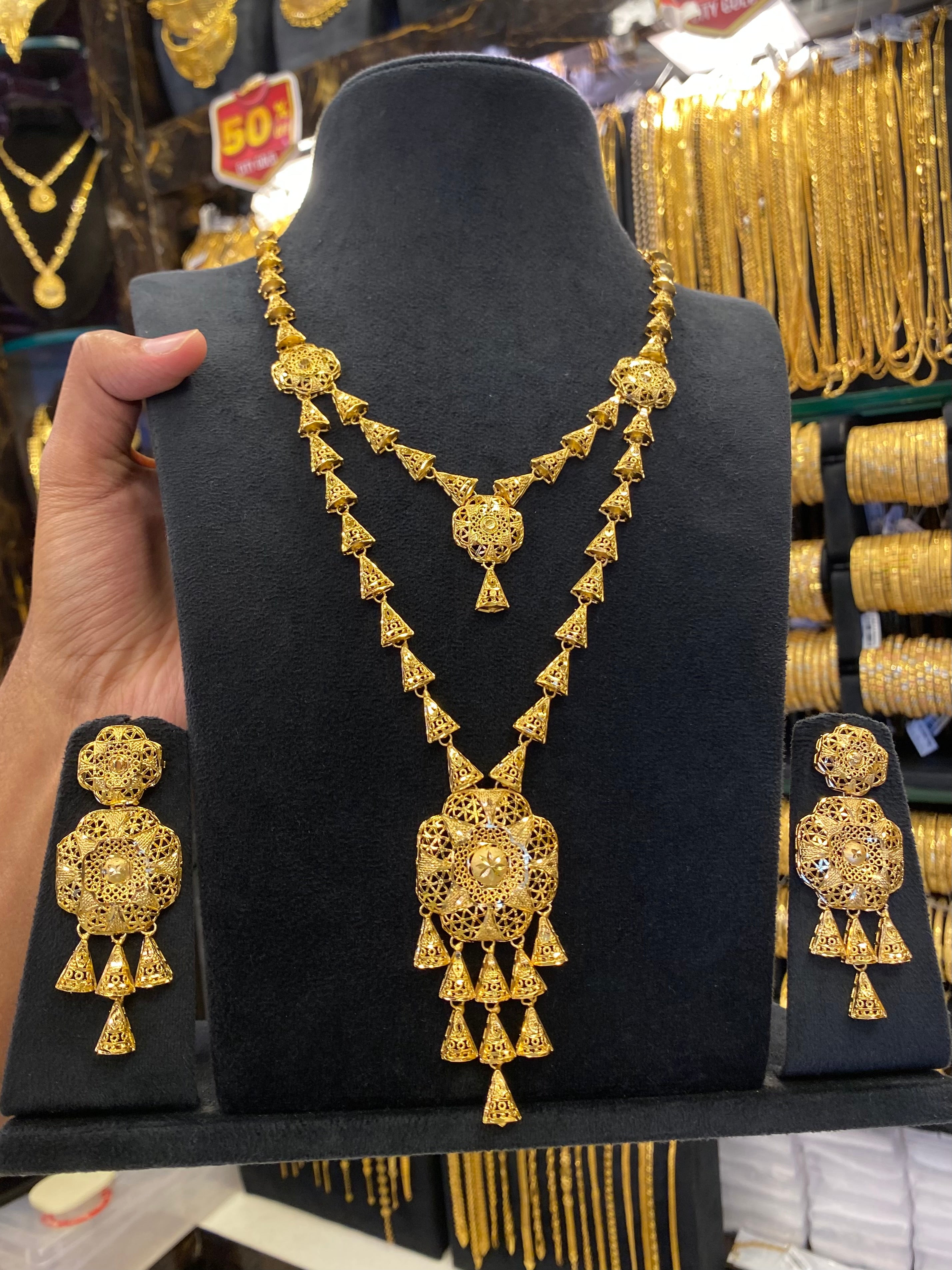 Turkish Style Long Full Gold