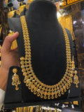 Turkish Style Long Set Tri Colour- Gold Plated