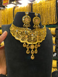 Gold Plated Turkish Choker Tri Mix