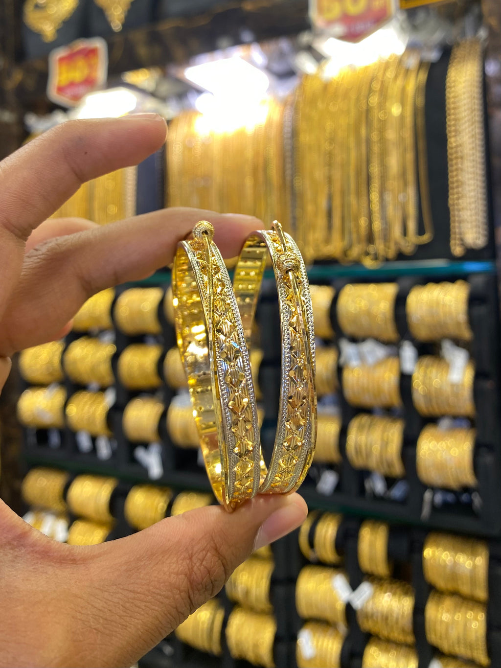 Arabic style bangle 2 pcs