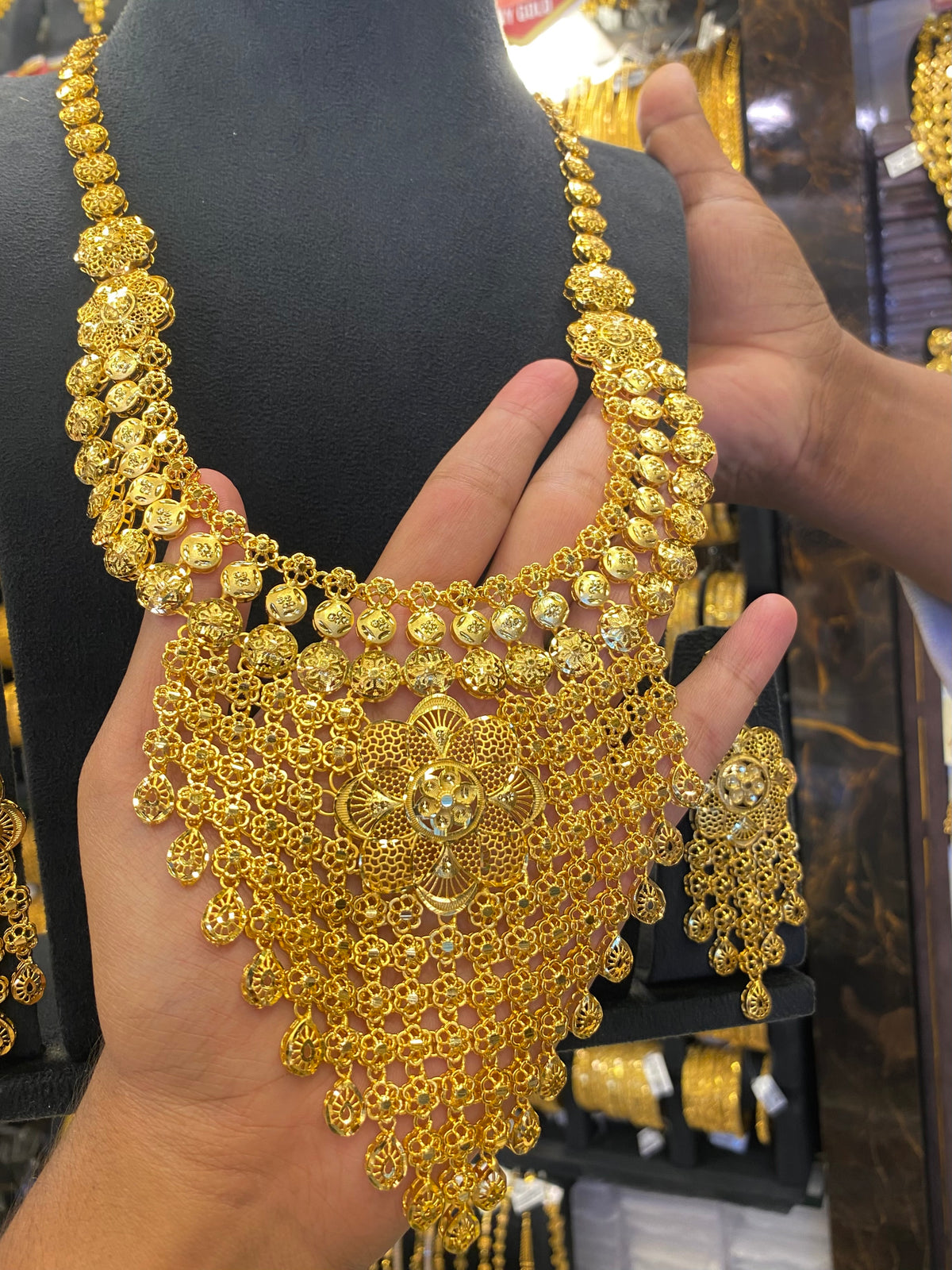 Turkish Style Bridal Set Heavy Full Gold Plated