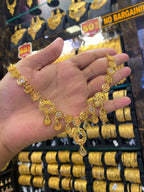 Turkish Style Neck Set Tri Mix - Gold Plated